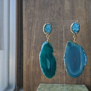 Geode Druzy Earrings